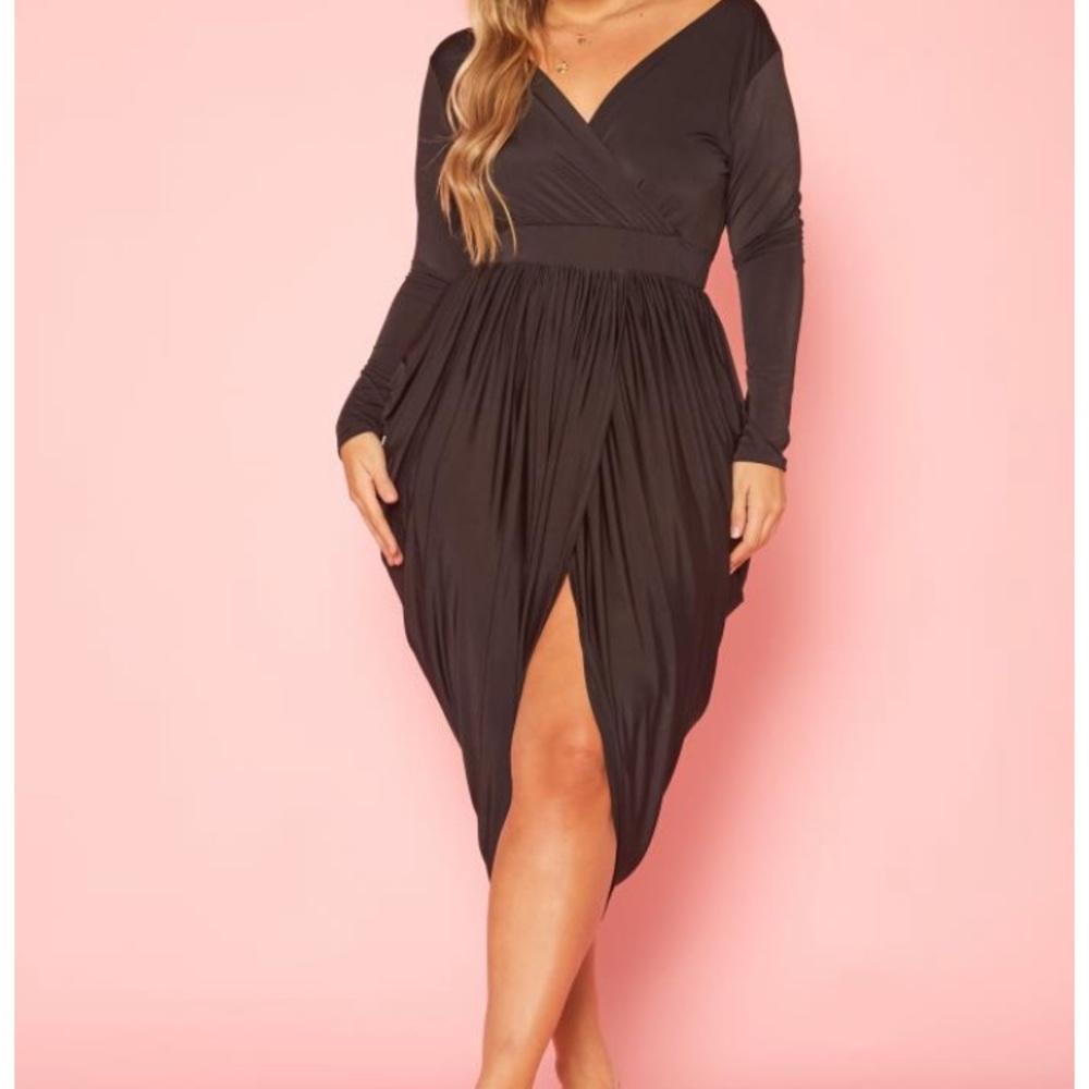 Harem drape dress